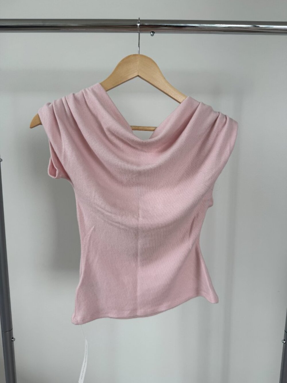 Reformation Iris Knit Top in cherry blossom - size S - Picture 4 of 4